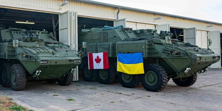 Канадські бронемашини LAV 6.0 ACSV відправлені в Україну