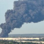 Під Москвою згорів великий склад пального