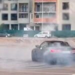 У Києві молодик на BMW влаштував дрифт біля ТРЦ