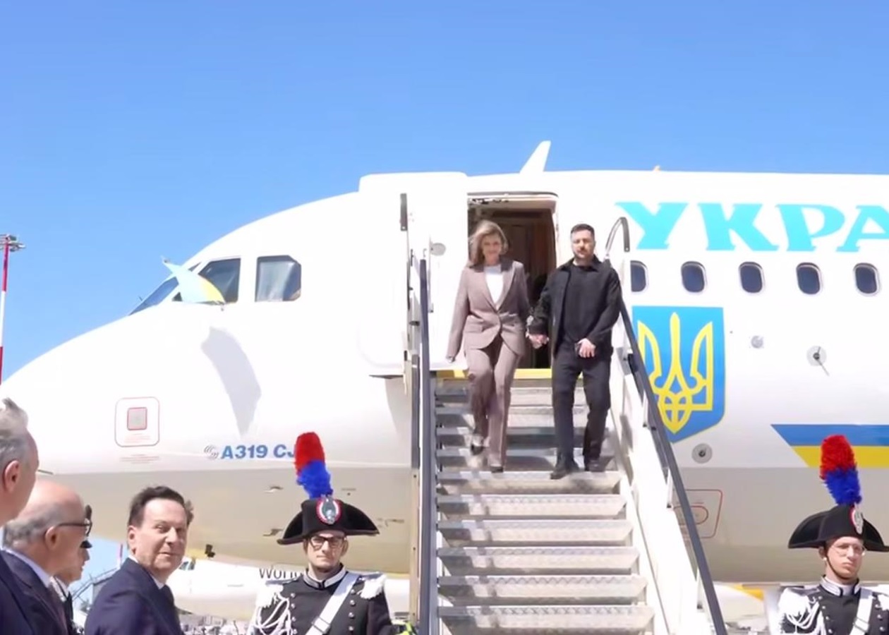 Зеленський прибув з візитом до Італії