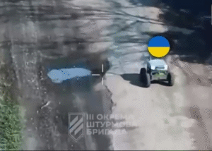 Росіяни здались в полон наземним роботам