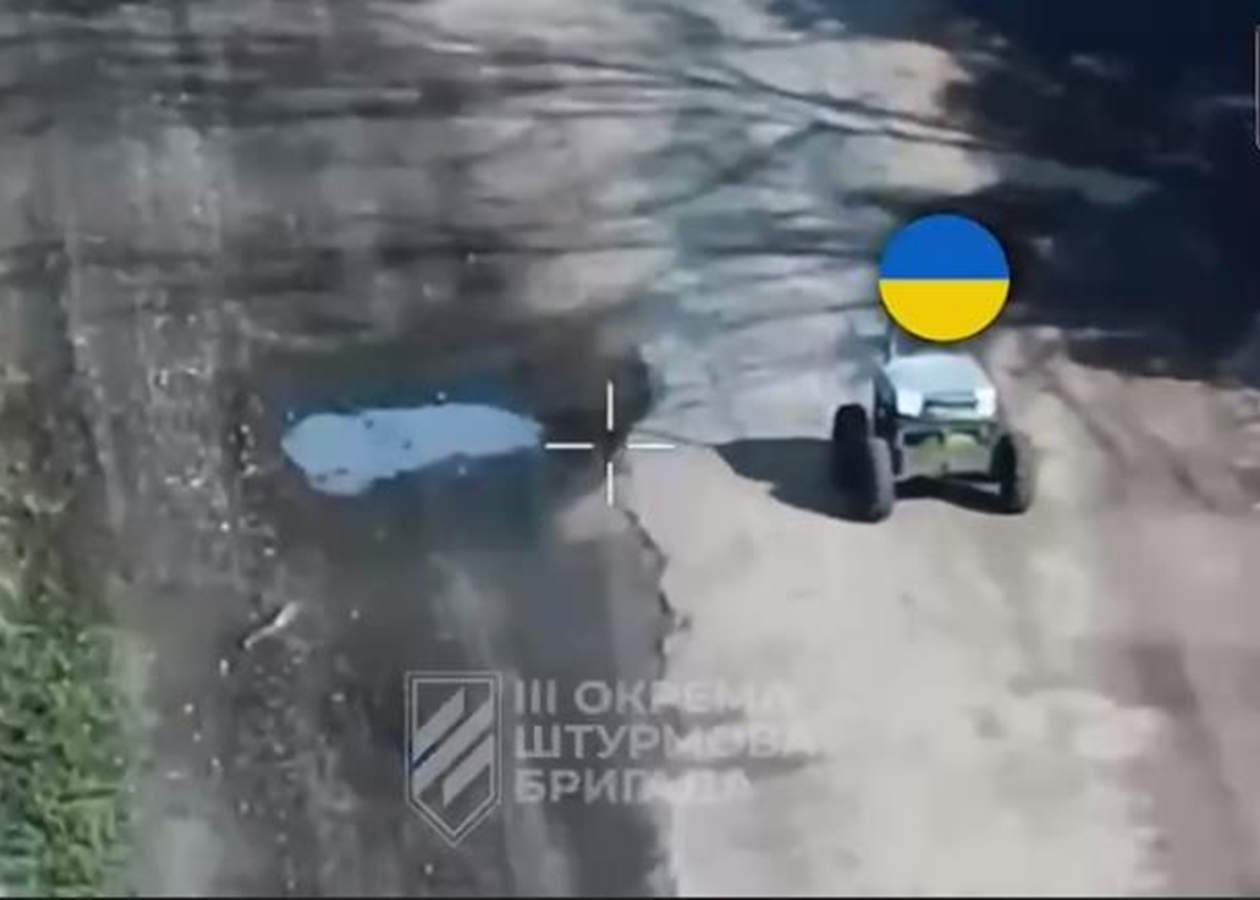 Росіяни здались в полон наземним роботам
