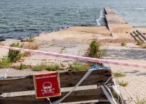 На узбережжі Одещини знищили морську міну