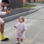 Усик розчулив танцями з однорічною донечкою
