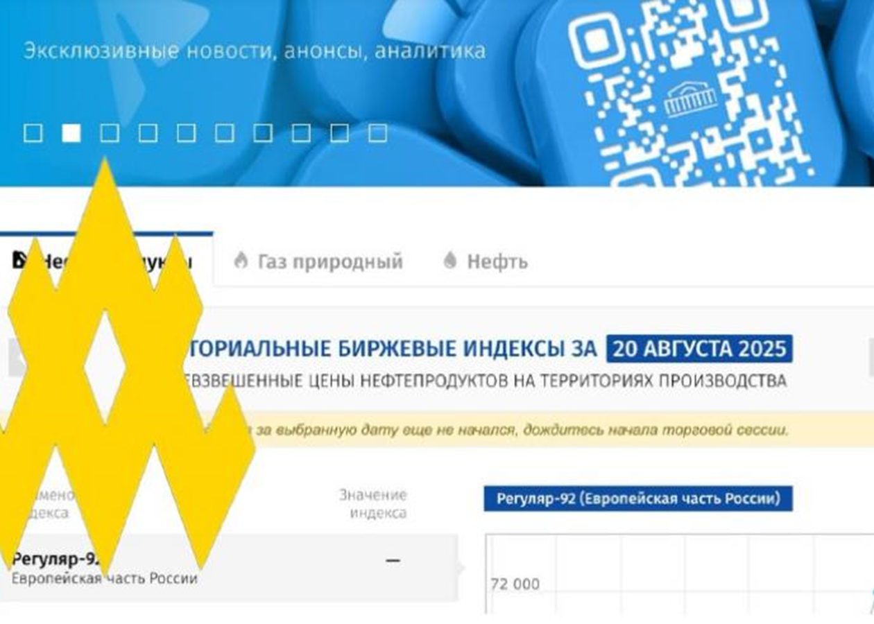 Партизани здійснили кібератаку на найбільшу сировинну біржу РФ